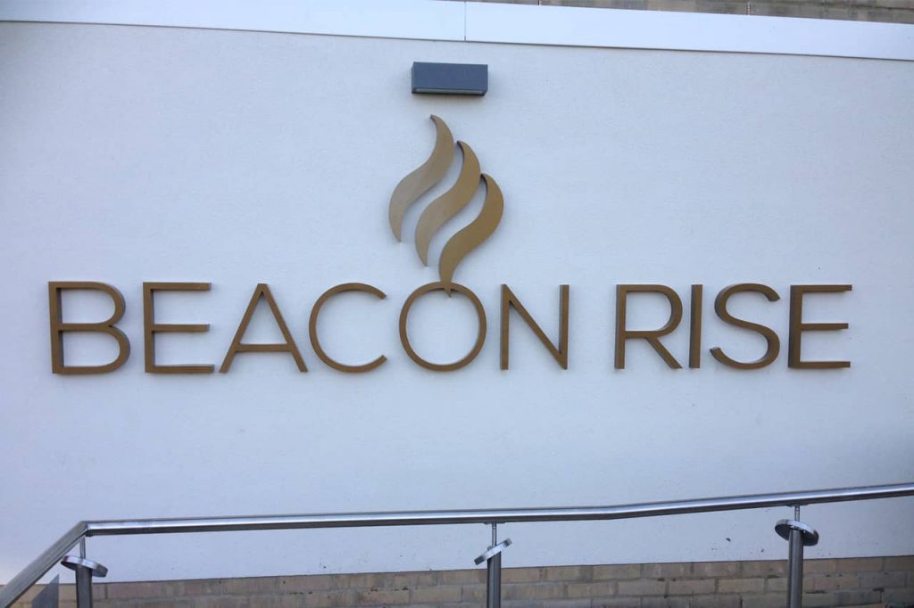 beacon rise 3d sign