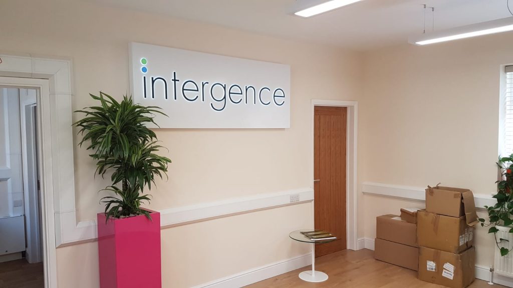 intergency indoor illuminated sign