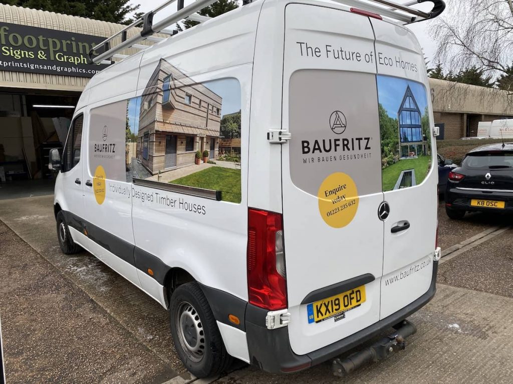 baufritz vinyl van wrap
