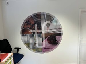 taste flavourings office wall